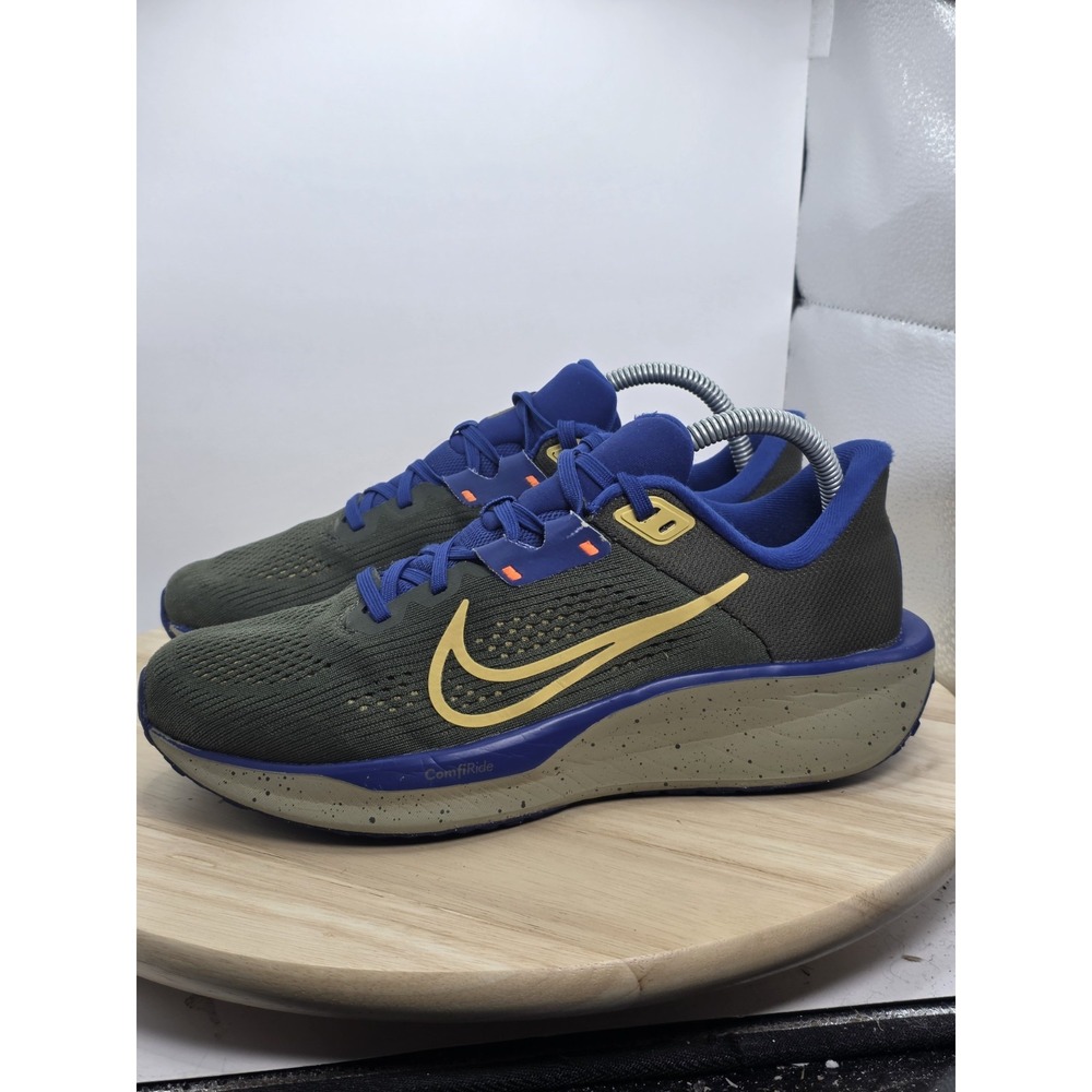 Men's Size 8 - Nike Quest 6 Cargo Khaki/Gold Running Sneakers Shoes HQ3223-325